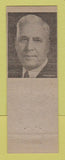 Matchbook Cover - John Boyne County Treasurer Election