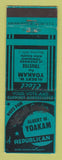Matchbook Cover - Albert Yoakam Republican Trustee Election Shawnee OH? WORN