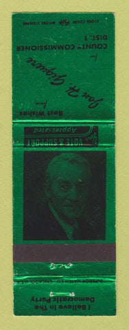Matchbook Cover - Jon Giguere County Commissioner Election Colorado