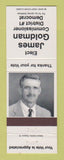 Matchbook Cover - James Goldman County Commissioner Election Crawford? IN?