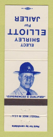 Matchbook Cover - Shirley Elliott for Jailer Eleciton