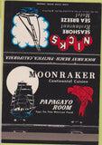 Matchbook Cover - Moonraker Restaurant Pacifica CA 40 Strike