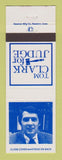 Matchbook Cover - Tom Clark for Judge Election