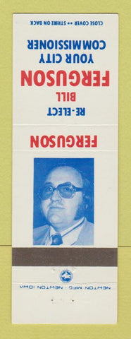 Matchbook Cover - Bill Ferguson County Commissioner Election
