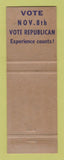Matchbook Cover - Richard Nixon for President Lodge