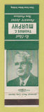 Matchbook Cover - Thomas Murphy Probate Judge Election