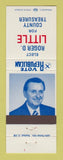 Matchbook Cover - Roger Little for County Treasurer