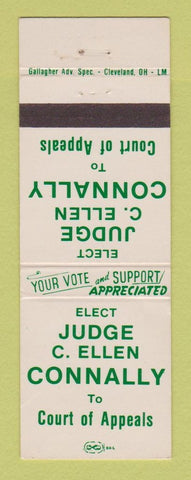 Matchbook Cover - Judge C Ellen Connally Court of Appeals Election