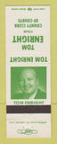 Matchbook Cover - Tom Enright County Clerk of Courts Election Columbus OH
