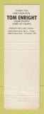 Matchbook Cover - Tom Enright County Clerk of Courts Election Columbus OH