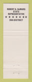 Matchbook Cover - Robert DeMars State Representative Election
