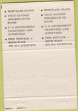 Matchbook Cover - Empire Federal Savings  and  Loan Milwaukee WI 40 Strike