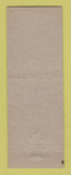 Matchbook Cover - Robert Stockdale Sheriff Election