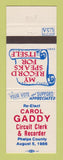 Matchbook Cover - Carol Gaddy Circuit Clerk Recorder Election Phelps County 1986