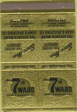 Matchbook Cover - 7th Ward Loan  and  Building Co Cincinnati OH 40 Strike
