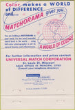 Matchbook Cover - Universal Match Marc Bloome Los Angeles CA 40 Strike