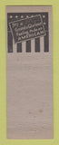 Matchbook Cover - William Lemmert County Commissioner Election