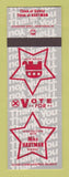 Matchbook Cover - Mike Hartman Sheriff Election Republican
