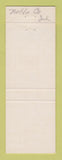Matchbook Cover - Mike Hartman Sheriff Election Republican