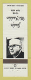 Matchbook Cover - Judge McFadden Election