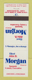 Matchbook Cover - John Morgan Summit County Executive Election Akron OH