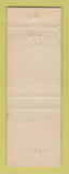 Matchbook Cover - Merle Hildebrand County Chairman Election ORANGE WORN