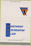 Matchbook Cover - Northrup Recreation Club  40 Strike