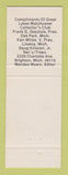 Matchbook Cover - Metro Detroit 1980 Republican Convention 1980 Joe Louis Arena