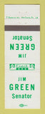 Matchbook Cover - Jim Green Senator Election PA?