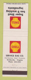 Matchbook Cover - Shell oil gas Wytheville VA