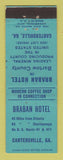 Matchbook Cover - Braban Hotel Cartersville GA