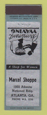 Matchbook Cover - Marcel Hair Salon Atlanta GA ADVANCE