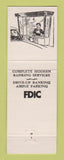 Matchbook Cover - Hardwick Bank and Trust Dalton GA