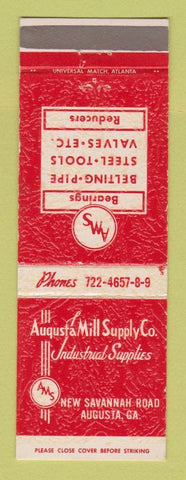 Matchbook Cover - Augusta Mill Supply GA