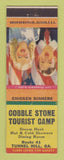 Matchbook Cover - Cobble Stone Tourist Camp Tunnel Hill GA