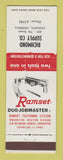 Matchbook Cover - Ramset Duo Jobmaster Richmond Supply Augusta GA