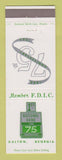 Matchbook Cover - 1st National Bank Dalton GA