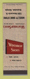 Matchbook Cover - Winthrop Shoes Brunwick GA Novelty Shoe Store