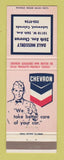 Matchbook Cover - Chevron oil gas Dale Messerly Lakewood Colorado