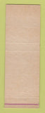Matchbook Cover - Chevron oil gas Warwood Doig Bozeman MT WEAR