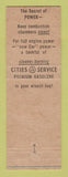 Matchbook Cover - Cities oil gas James Sheppard's Wrightsville GA