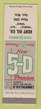 Matchbook Cover - Cities oil gas Kent MN WEAR