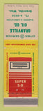 Matchbook Cover - Cities oil gas Granville WI