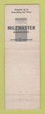 Matchbook Cover - Cities oil gas Granville WI