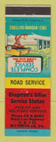 Matchbook Cover - Chapman's Cities oil gas Wytheville VA