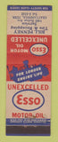 Matchbook Cover - Esso oil gas Bill Penney Chattanooga TN