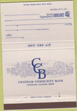 Matchbook Cover - Chatham Community Bank IL 40 Strike