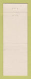 Matchbook Cover - Reynold's Exxon oil gas Dayton OH
