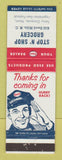 Matchbook Cover - Esso oil gas Stop n Shop Grocery Kill Devil Hills NC