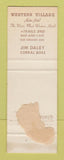 Matchbook Cover - Western Village Phoenix AZ WORN BACK